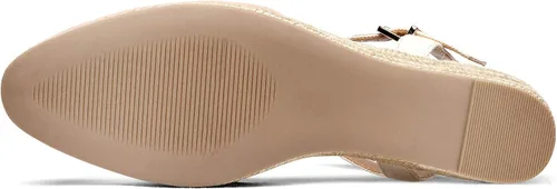 Vista 6 de DREAM PAIRS Sandalias de cuña con puntera cerrada y correa de tobillo para mujer