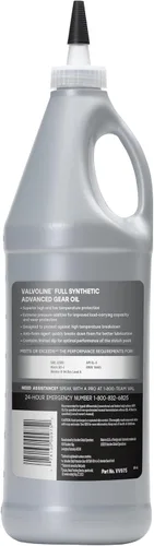 Vista 3 de Valvoline Aceite de engranajes sintético completo avanzado 75W-90 1 QT