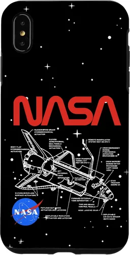 Vista 11 de NASA Carcasa con logotipo de Space Shuttle Schematic para iPhone 17
