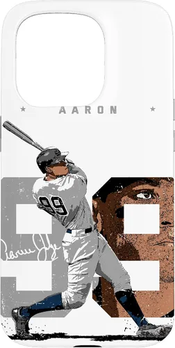 Vista 14 de Aaron Judge Number Portrait Baj New York MLBPA Case for iPhone 17