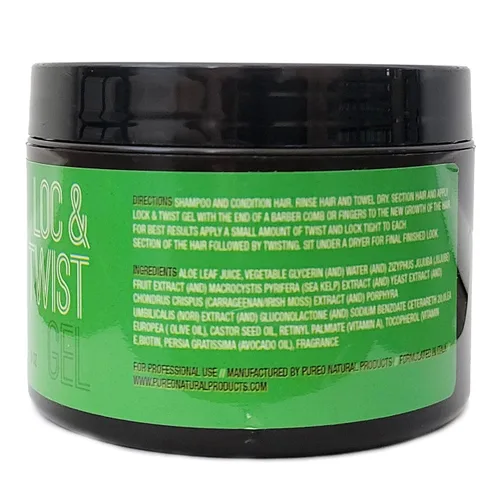 Vista 2 de Pure O Gel de bloqueo y torsión para el cabello, 8 onzas (paquete de 1)