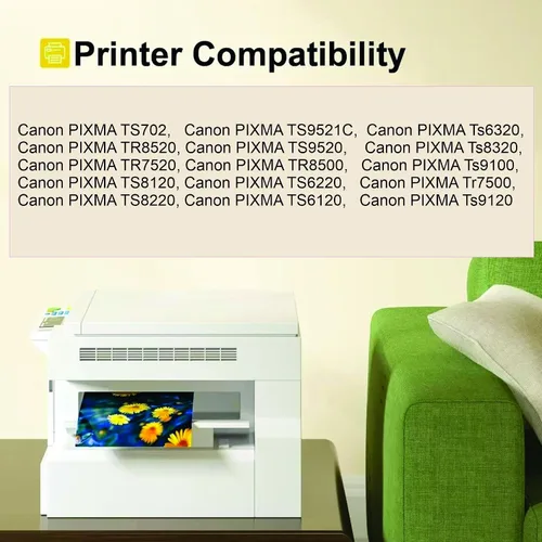 Vista 2 de PGI-280XXL CLI-281XXL - Cartucho de repuesto compatible con Canon 280 XXL 281 XXL TR8620a compatible con TR8620a TR8620 TS702a TS9520 TS9521C TR8520