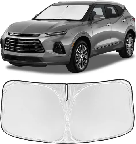 Vista 46 de Parasol de 4 capas para parabrisas, ajuste personalizado, tela 240T