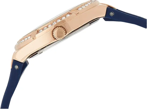 Vista 3 de GUESS Crystal White Silicone Watch