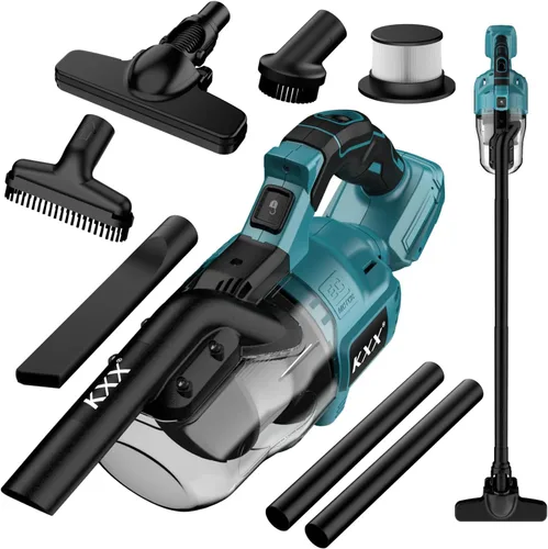 Vista 7 de Aspiradora inalámbrica para batería Dewalt de 20 V, aspiradora eléctrica de mano 5 en 1 con potente motor de 500 W, aspiradora de mano portátil