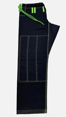 Vista 7 de Bjj Gi Jiu Jitsu Con Puntada Verde Bjj Gi Jiu Jitsu Kimonos Gi 100% Algodón Perl Tejido 450GSM