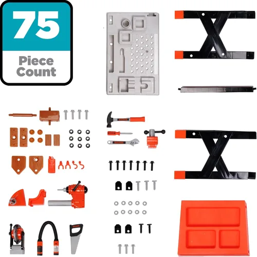 Vista 5 de Black And Decker Junior Taller herramientas a batería (caja cerrada) [Amazon Exclusivo].
