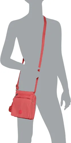 Vista 4 de Kipling Nuevo bolso Eldorado para mujer, bolso cruzado ligero, bolsa de viaje de nailon