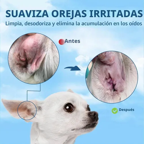Vista 2 de Tris Flush Cat & Dog Ear Cleaner Tratamiento para infecciones