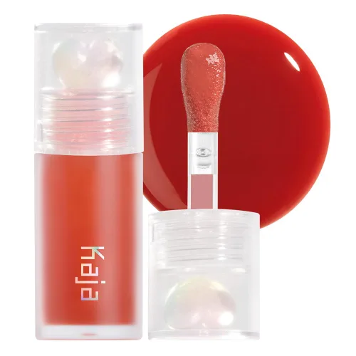 Vista 14 de Kaja Juicy Glass - Aceite para rellenar los labios 01 Rose Hip Spritz Hidratante, se siente voluminoso y ligero con aceite de frutas de árbol