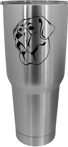 Vista 276 de Cairn Terrier - Vaso grabado con temática de perro, 30 onzas