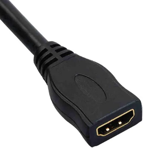 Vista 2 de Adaptador HDMI bidireccional hembra a DVI-D (24+1) macho, 1080P DVI a HDMI Conveter (1, negro)