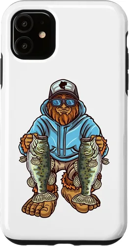 Vista 8 de Funda para iPhone 17, diseño de pescador de pie grande
