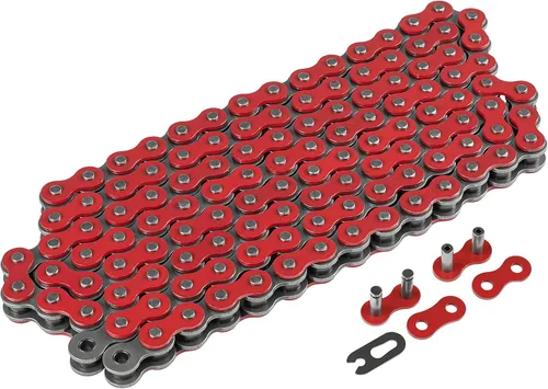 Vista 6 de Caltric Cadena de transmisión roja compatible con Honda Trx200Sx Fourtrax 200 2X4 1986 1987 1988