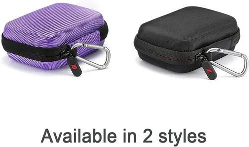 Vista 12 de RAIACE Estuche de transporte duro para juegos de cartas, bolsa de almacenamiento protectora. (No incluye tarjetas) - Negro