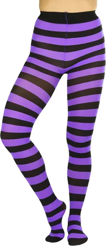 Vista 4 de ToBeInStyle, mallas con pie, con rayas anchas, para mujer