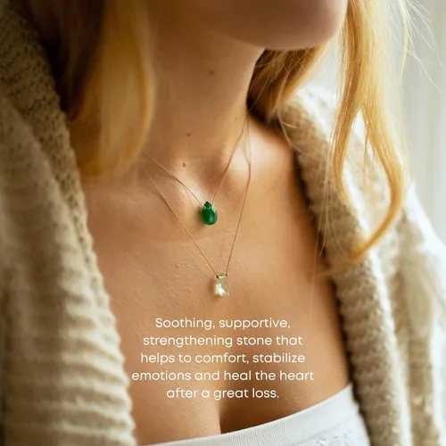 Vista 19 de SoulKu Luxe Inspirational Necklace, Empowerment Jewelry, Handcrafted Necklace For Women, Gift For Mom, 2" Extender With Lobster Clasp, 16" Nylon Cord