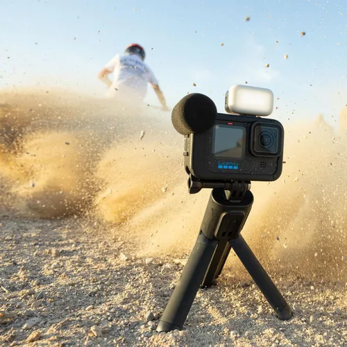 Vista 8 de GoPro HERO12 Black Creator Edition: incluye HERO12 Black, Volta (agarre de batería, trípode, control remoto), Media Mod, Light Mod, batería Enduro