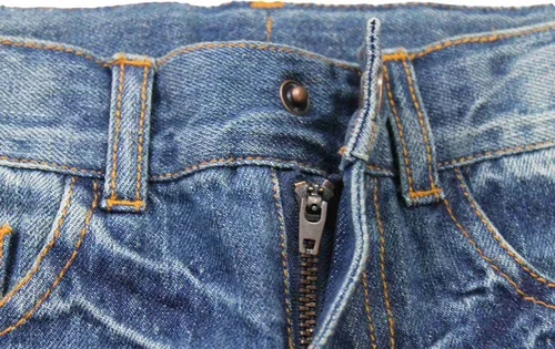 Vista 8 de Bienzoe Jeans de cintura ajustable para niños vaquero de cintura baja rasgada de algodón recto