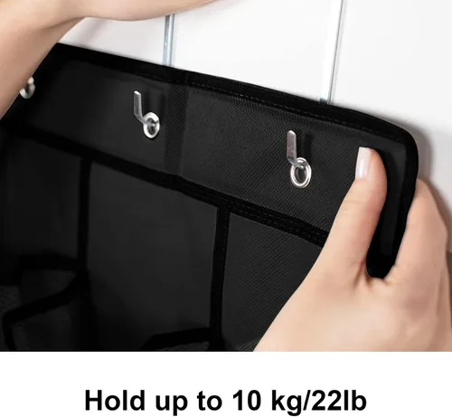 Vista 7 de Over the Door Shoe Organizer, 35 Pockets Behind the Door Storage, Hanging Shoe Organizer, Space Saving Hanging Storage Holder, Reusable Breathable
