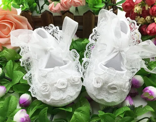 Vista 3 de Slowera Zapatos de princesa de suela suave para bebé