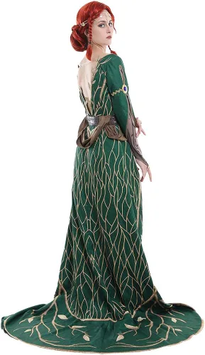 Vista 3 de miccostumes Disfraz de disfraz DLC de aspecto alternativo para mujer bata de disfraz de cosplay