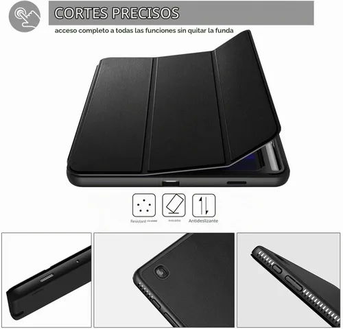 Vista 4 de SURITCH Funda de cuero para Samsung Galaxy Tab S6 Lite de 10.4 pulgadas 2024/2022/2020, protector de pantalla integrado, ajuste delgado, cubierta