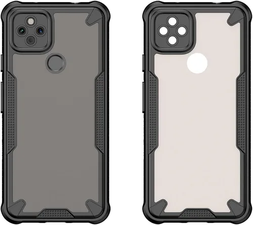 Vista 8 de Case for Pixel 5A 5G Case, for Google5A G1F8F Cases with Tempered Glass Screen Protector, Frosted Translucent Back Cover Non-Slip Protective Phone