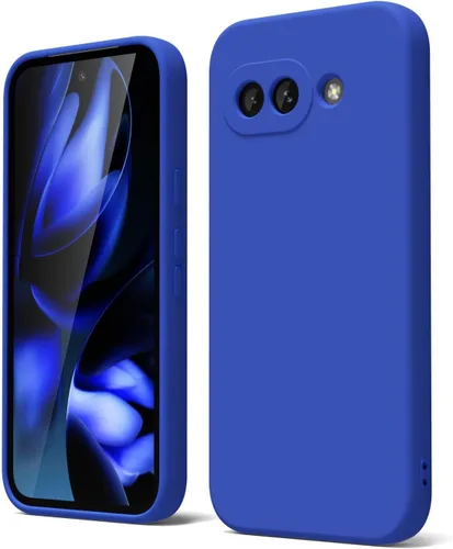 Vista 166 de oakxco para Google Pixel 6A Funda de teléfono de silicona líquida, diseño estético lindo y delgado para mujer y niña, cubierta de gel suave, lisa