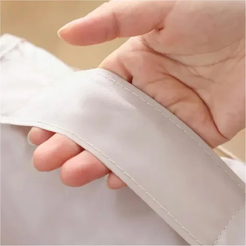 Vista 4 de Neceser de viaje – Pequeño organizador colgante de baño y cosméticos para hombres y mujeres – Bolsa de viaje para artículos de tocador, Beige