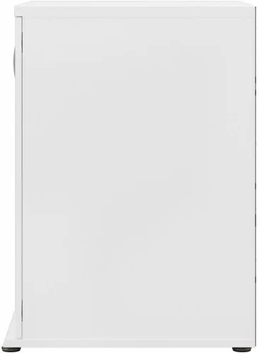 Vista 6 de Bush Business Furniture - Armario de almacenamiento universal para lavadero con puertas y estantes en color blanco