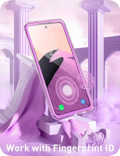 Vista 5 de i-Blason Funda para Samsung Galaxy S22 Plus con protector de pantalla integrado, resistente a los arañazos, delgada y elegante funda protectora