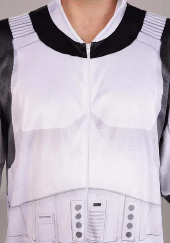 Vista 3 de Disfraz Enterizo Deluxe de Stormtrooper para Adultos de Star Wars Multicolor