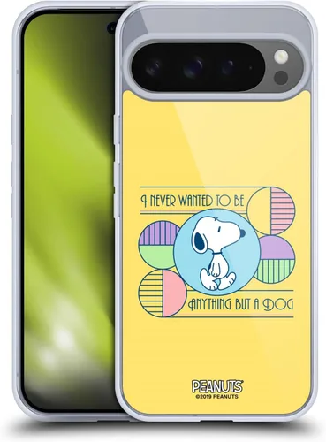 Vista 146 de Head Case Designs Snoopy Deco Dreams - Funda de gel con licencia oficial de Peanuts Blue Pattern [protección de grado militar] compatible con Google
