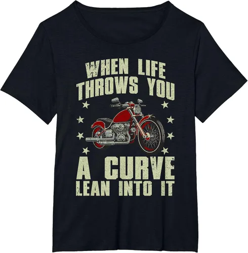 Vista 86 de Funny Motorcycle Racer Design for Men Women Motorcycle Lover T-Shirt Asphalt Grey