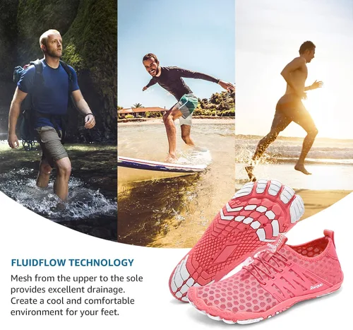 Vista 6 de Racqua Zapatos de agua de malla compuesta para hombre y mujer