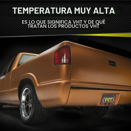 Vista 3 de Lata de pintura a prueba de llamas VHT, 11 oz, Negro