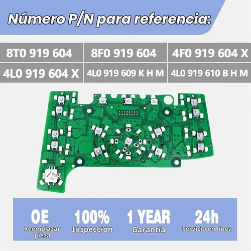 Vista 3 de Placa de Circuito de Control MMI E380 con Navegación Compatible con Audi A6 A6L 05-11 Q7 05-09