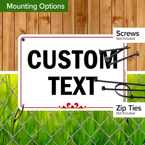 Vista 5 de My Sign Center (Prestige) - Letrero personalizado, para negocios, uso en interiores y exteriores, 7 x 10 pulgadas, libre de óxido, aluminio 040