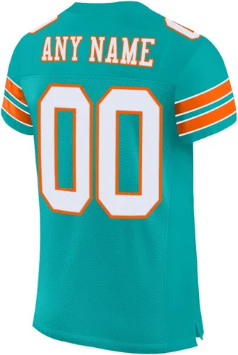 Vista 3 de Camiseta de fútbol personalizada para jóvenes, hombres y niños, camiseta de fútbol personalizada Aqua para mujer, número de nombre, camiseta