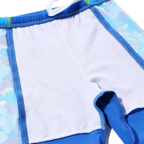 Vista 6 de TFJH E Traje de baño de dos piezas de manga larga con protección solar UPF 50+ UV para niños