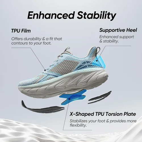 Vista 3 de Zapatos cómodos para caminar para hombre, para correr, tenis, gimnasio, entrenamiento, cross training