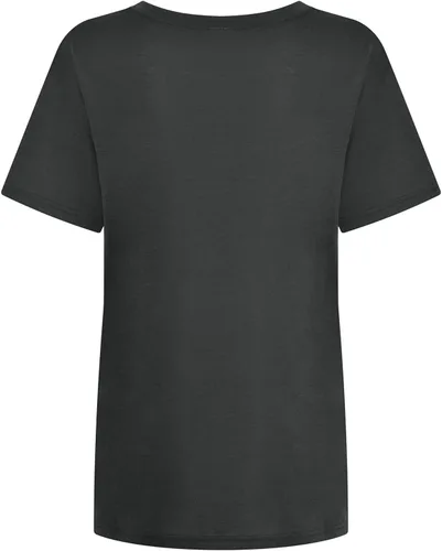 Vista 2 de Y2K - Camiseta de gran tamaño con diseño de calavera y luna y esqueleto para Halloween, camisetas vintage divertidas para mujer, camisetas sueltas