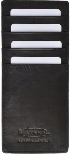 Vista 5 de MARSHAL Billetera mágica para hombre minimalista con tarjetero de crédito delgado #420CF