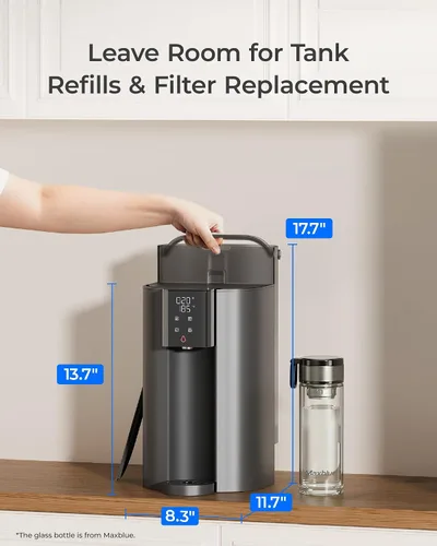 Vista 11 de Waterdrop C1H - Sistema de ósmosis inversa caliente instantánea, no requiere instalación