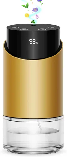 Vista 10 de Difusor de aceite esencial sin agua para aromaterapia para el hogar, habitación grande, automóvil, oficina, escritorio, mini ambientador inalámbrico