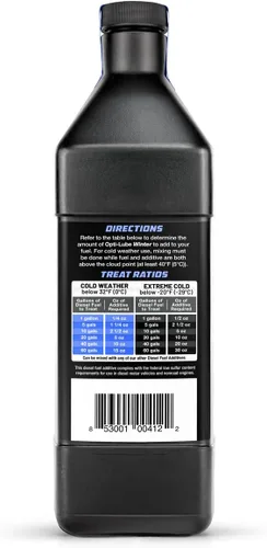 Vista 5 de Opti-Lube Aditivo de combustible diesel anti-gel para invierno, 1 cuarto