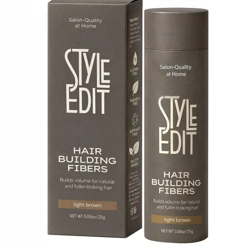 Vista 13 de Style Edit Fibras de construcción del cabello, negro, 0.88oz