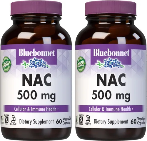 Vista 4 de Bluebonnet Cápsulas de vitamina NAC de 500 mg, 60
