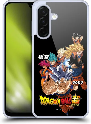 Vista 22 de Head Case Designs Funda de gel con licencia oficial de Dragon Ball Super Group Future Trunks Arc Characters [protección de grado militar] compatible